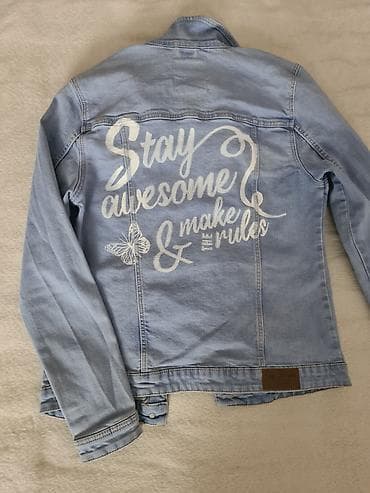 patike bona: Dečija/teen teksas jakna – brend Girl (Stay Awesome), veličina 170. - — 2