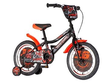 kozne helanke za punije: Bicikl kids Visitor Xtreme 16" 9" V-brake, kontra, za visinu 105–125 — 2