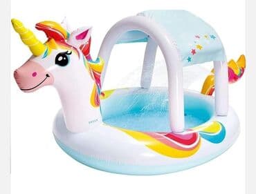 SUPER SUPER CENA Bazen jednorog sa prskalicom i nadstresnicom - cena