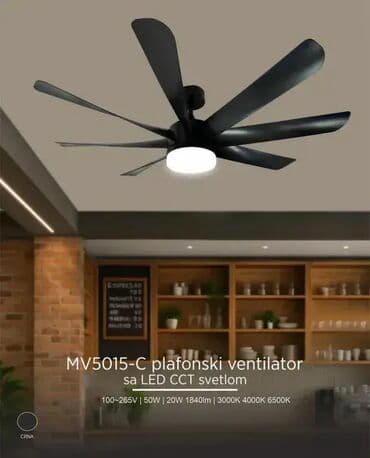 Plafonski ventilatori: Šifra artikla: 4908 Artikal: Plafonski ventilator sa LED svetlom LED — 1