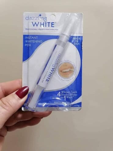 Olovka za izbeljivanje zuba
Cena 950din na lalafo.rs Olovka za izbeljivanje zuba
Cena 950din