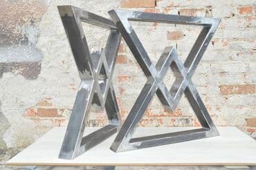 tabure sa prostorom za odlaganje: Noge za sto 005 Dimenzija 70x72cm Materijal : Metalna cev 60x40 — 4