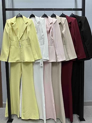 Lične stvari: 🔥Ženski elegantni pantalon-sako komplet sa strukiranim sakoom ✅3600 — 7