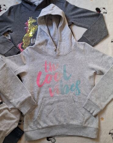 svecane bele haljine: Bundle: Sweatshirts, Jeans, T-shirts, For girls, age: 9-10 years — 8