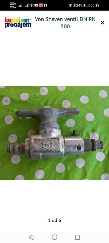 Alati i mašine: Von Sheven ventil DN PN 500 - Industrijski ventil sa ručicom za ručno — 1