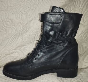 bež čizme od brušene kože: Ankle boots, 39 — 5