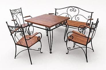 set za heklanje: Elegantni namestaj od kovanog gvozdja - spoj umetnosti, udibnosti i — 1