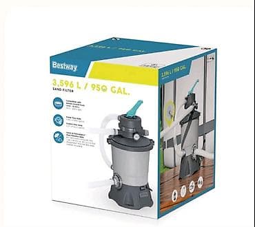 Bazeni i oprema: Bestway peskoviti filter za bazen – kapacitet 3.596 L (950 gal) - — 1