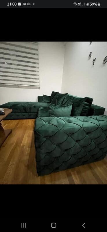 stalak za cveće: Garniture čest. 270× 180 zicano. Jezgro razvlace se za spavanje — 14