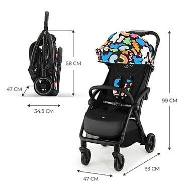 Kolica za bebe: KINDERKRAFT KOLICA APINO HAPPY SHAPES – KSAPIN00HAP Lagana i — 3