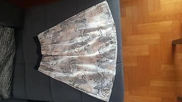 suknja sa tilom: M, Maksi, bоја - Siva — 6