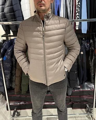 pantalone muske levis: Corneliani muška lagana puffer jakna - Model: kratka, slim kroj - — 4