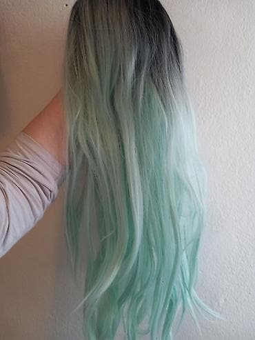 canda c: Duga perika – pastelno roze ombré - Boja: svetloružičasta sa tamnijim — 6