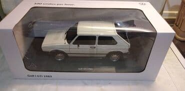 delovi za maketu fice: Auto VW Golf GTI prvi model 1:18 belinovmalo ostecena providna — 1