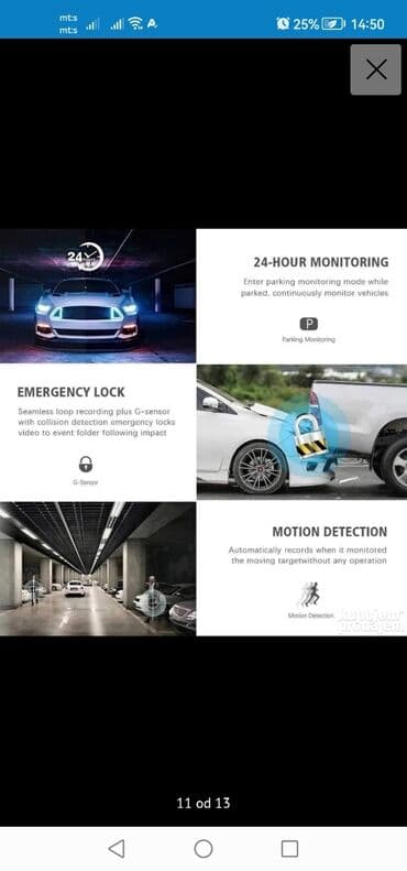 ip kamera sa sim karticom:  Cena 3.850 dinara3-kanalni DVR za automobile HD 1080P sa 3 sočiva — 6