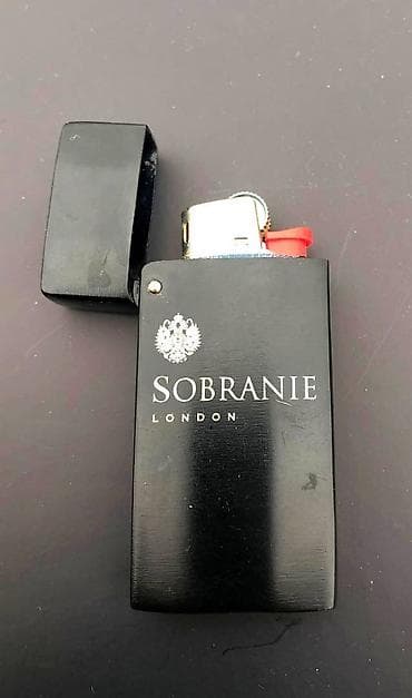 markice za pisma: Sobranje London UPALJAČ Masivna metalna futrola za upaljač BIC — 5