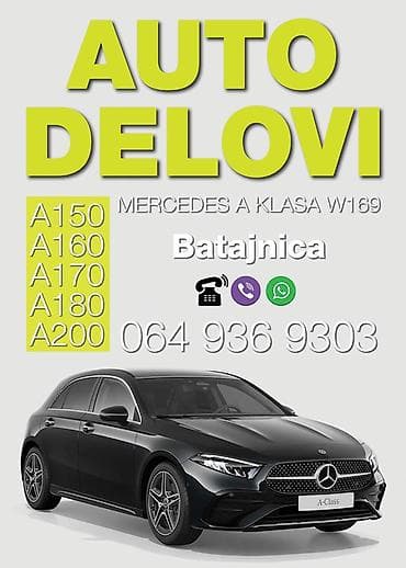 ruda za traktor: AUTO DELOVI – Mercedes A klasa W169 Specijalizovana ponuda delova za — 1