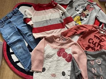 pleteni prsluk za devojcice: Komplet dečije garderobe za devojčicu za uzrast od godinu do dve. Sve — 1