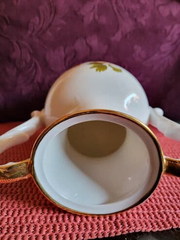 vaza sa cvecem crtez: Vaza nova 70te Zajecar porcelan. Vaza visina. 21cm — 10