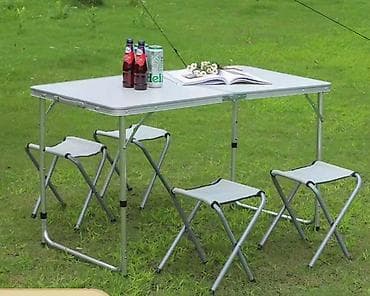 komplet za terasu: Sto i stolice za kampovanje rasklopive|set sto rasklopivi P Komplet se — 1