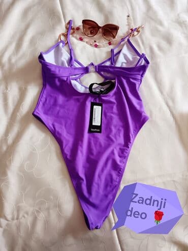 jednodelne pidžame: Nov jednodelni kupaći kostim poznate marke Boohoo u Vel 2xl boje — 3