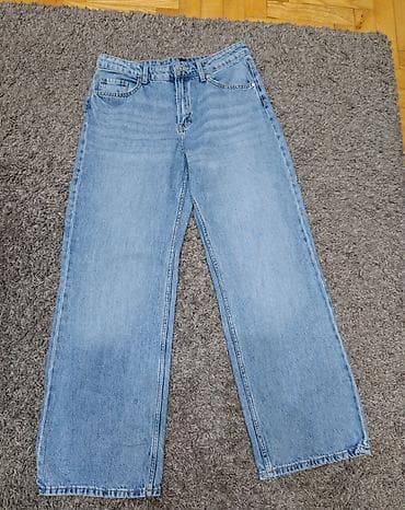 m sara pantalone: H&M li široke farmerke M veličina od svetlog teksasa.Obučen su — 2