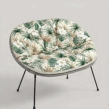 emmezeta posteljina za decu: Jastuk za baštensku stolicu – papasan/ležerni klub stil, tropski dezen — 3