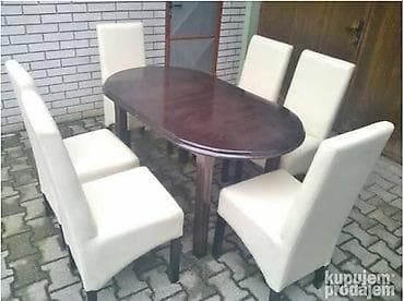 stolice na sklapanje akcija: Tapacirane trpezarijske stolice – više komada - Model: visoko — 8