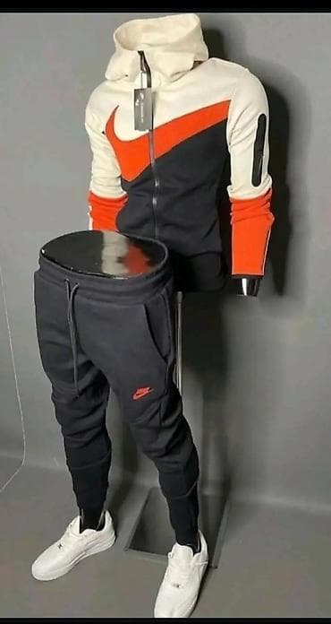 sive pantalone kombinacije: Trenerka Nike, bоја - Šareno — 2