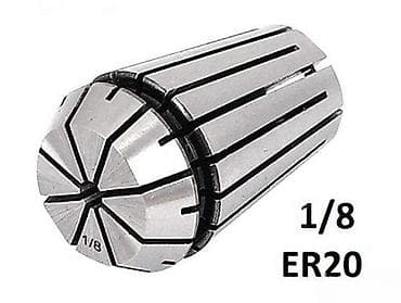 burgije za beton: ER20 stezna čaura 1/8" - Tip: ER20 - Prečnik steznog otvora: 1/8" — 3