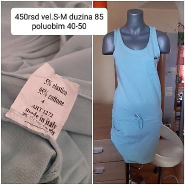 Skafanderi: Ženska sportsko-kasual haljina bez rukava, svetloplave boje. - — 1