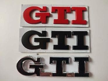 argon boca cena: NATPIS GTI LEPLJENJE ZA VOLKSWAGEN GOLF, POLO, SCIROCCO | Natpis GTI — 1