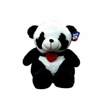 Plisana panda sa leptir mašnom 75 cm – šifra proizvoda: 11/78350-50