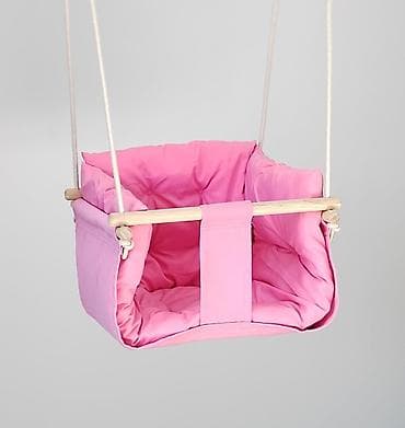 stolica za ljuljanje cena: Ljuljaška za decu HOME LUX BABY PINK Udobna, sigurna i dekorativna — 2