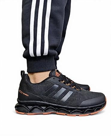 Patike: Sportske patike Adidas Terrex, crno–narandžaste boje. - Gornjište od — 1