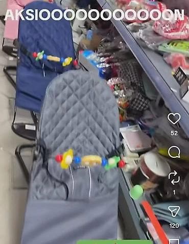 zara duksevi za devojcice: Ležaljka/ljuljaška za bebe sa igračkama - Udobno sedište sa — 4