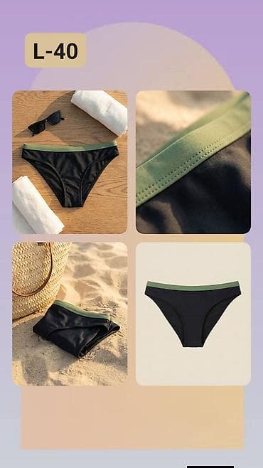 ogrlica sa biserom: Ženske kupaće gaćice – model L-40 - Klasičan kroj sa srednjim strukom — 1