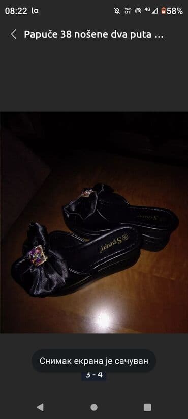 opposite papuce sa krznom: Fashion slippers, 38 — 3