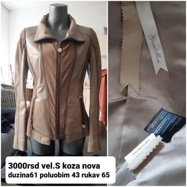 jakne c: Nova kozna jakna kupljena u Turskoj nikad nosena. Stoji na ofingeru pa — 1