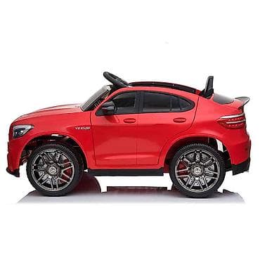 Children's Electric Cars: Džip Mercedes‑Benz AMG GLC 63S Coupé – crveni (licencirani dečiji — 5
