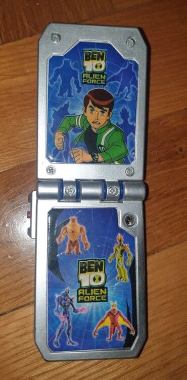 bamblbi igracka: Ben 10 mobilni telefon na preklop, dečiji, igracka. Kad se stisne — 1