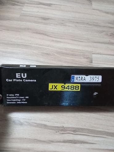 navlaka za ključ od auta: EU Car Plate Camera JX 9488 – nosač tablice sa ugrađenom kamerom za — 2