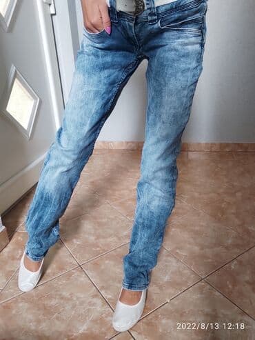Women's Pants, Jeans, Shorts: Denim farmerke s/m — 5