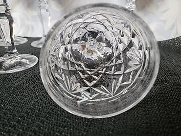 čaše za rasad cena: Case kristal Zajecar za vino iz 70ih. Case kristal rucna — 6