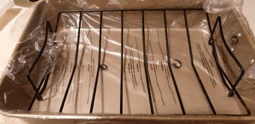 forma ideale donji kuhinjski elementi: ROSMARINO-BAKER GOLDEN NON STIK ROASTEN PAN VISINA 140 -8CM DUZINA — 2