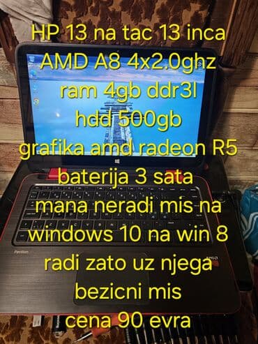 glava za depilator: AMD A8, 13.1 " — 1