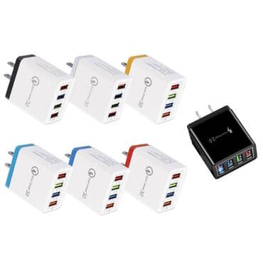 polovan ps4 cena: Nov punjač za mobilni telefon Quick Charge 3.0 sa četiri USB ulaza — 5