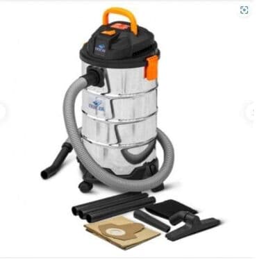 kasetofon cena: Usisivač 1250W - 30L Inox Cena:60 evra Za suvo i mokro usisavanje — 5