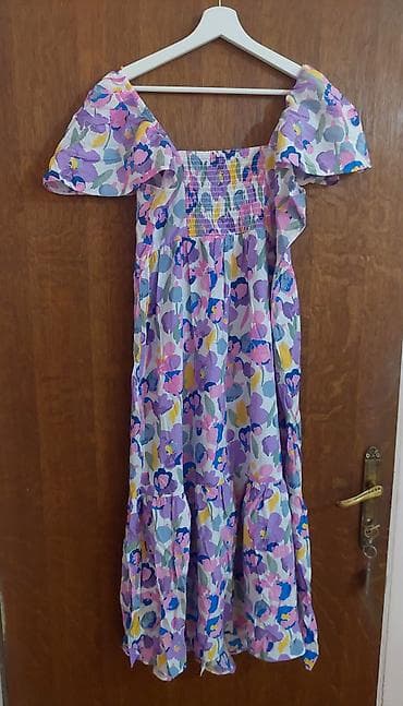 sweatshirt h: Letnja midi haljina sa cvetnim printom - Kroj: midi dužina do — 6