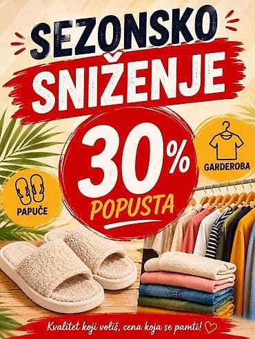 obuca vesna papuce: ☀️ SEZONSKO SNIŽENJE JE POČELO! ☀️ Iskoristite 30% POPUSTA na — 1